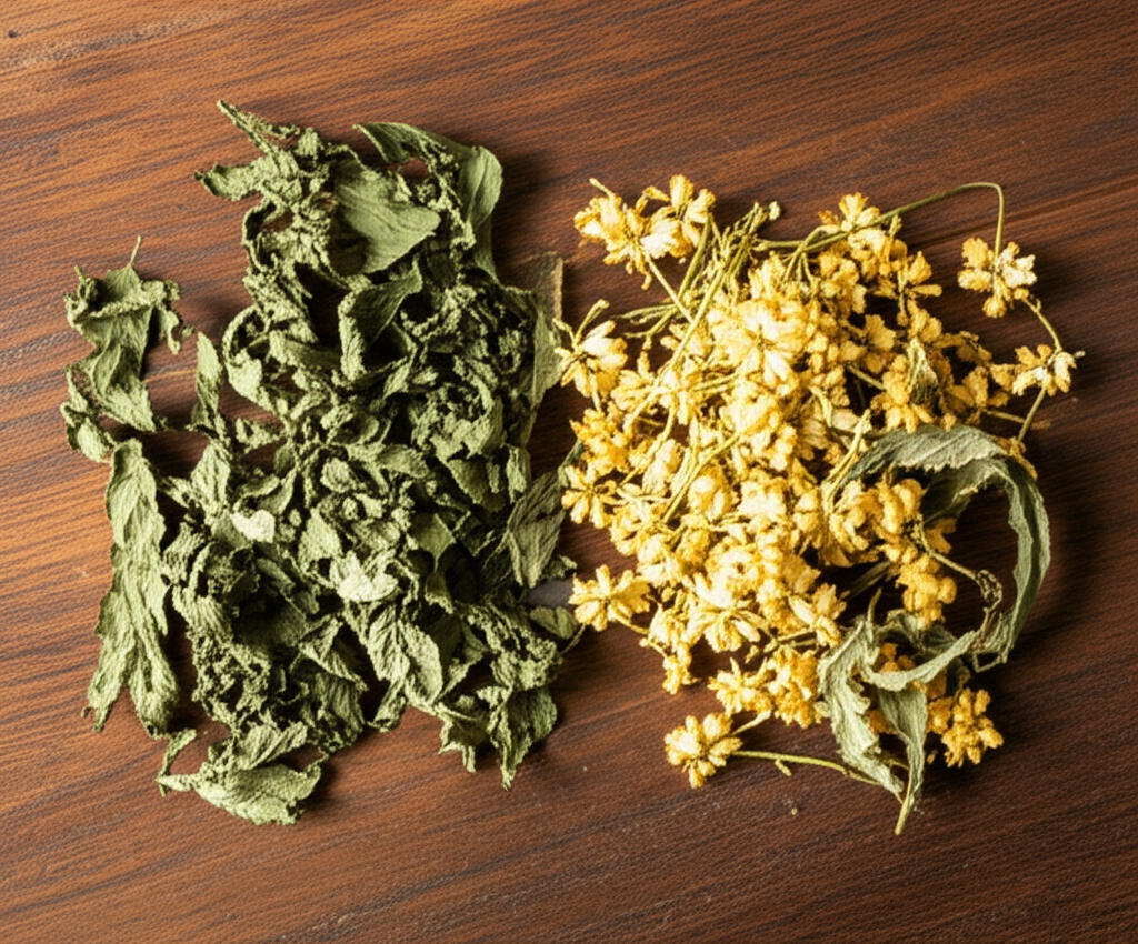 Plantas para Té Relajante de Tres Hierbas